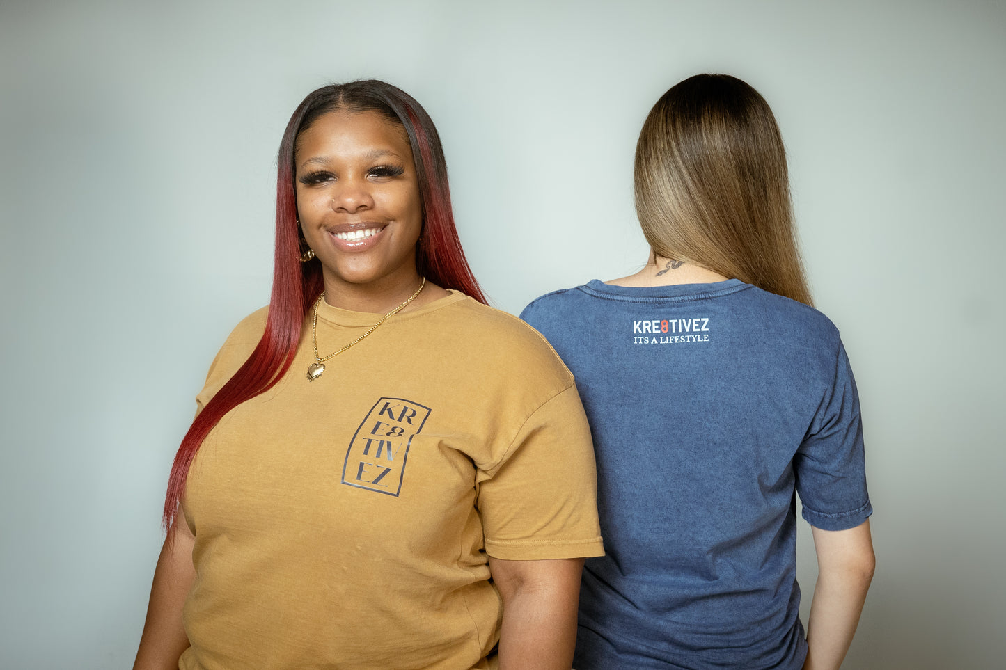 Acid Dye Verti Logo T-Shirt